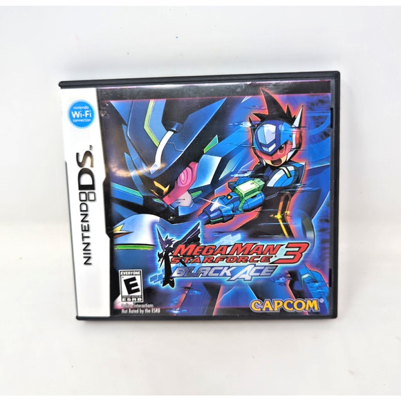 Mega Man Star Force 3: Black Ace (Nintendo DS) CIB Authentic Tested/Works